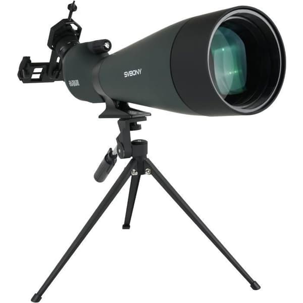 Svbony SV28 25-75x100mm Kraftfull kikare med stativ, HD BAK4 Porro prisma FMC, för fågelskådning, sportskytte