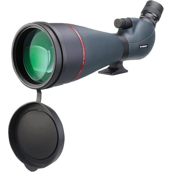Svbony SV406 Spotting Scope 25-75x100 Dual Focus, Vattentät Kraftfull Spotting Scope, HD FMC Porro Prism Lins med lutande beläggning