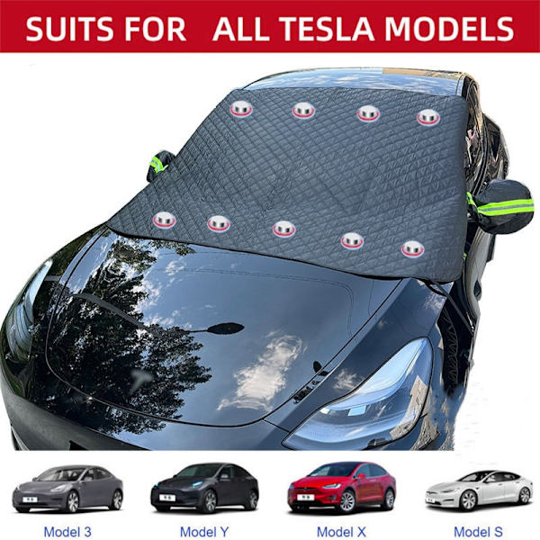 Snødekke til Tesla Model 3/Y/X/S Black