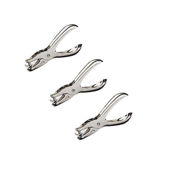 3-pack metallhålslag, enkelsålslagare för papper, hantverk, kontorsmaterial