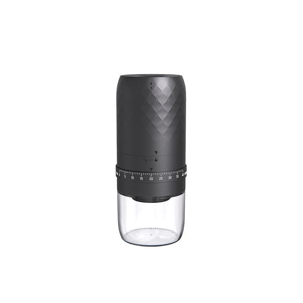 Elektrisk kaffekvarn B2 med keramisk burr för hemmet och resor, Type-C uppladdningsbar, portabel för espresso, pour-over och French Press, justerbar m