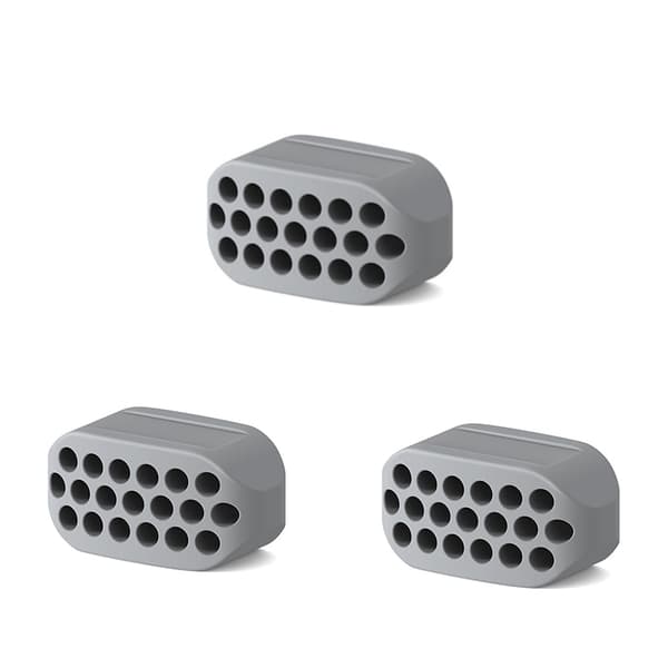 Kæbe træner silikone 3-pak Grey
