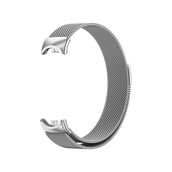 Metal Magnetisk Rem kompatibel med Xiaomi Band 8/9/10 - Officiel Stil Silver