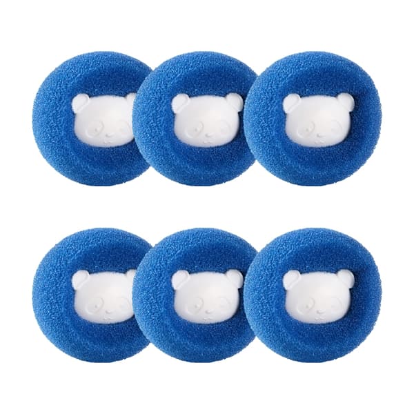 Hårborttagningsboll för tvättmaskin 6 st Blue