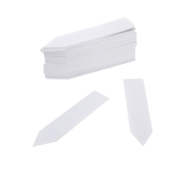 Holdbare planteetiketter / planteskilte 100-pak White 10x2 cm