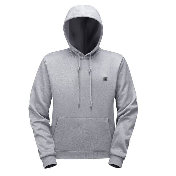 Uppvärmd huvtröja med 5 Värmezoner Grey XXL