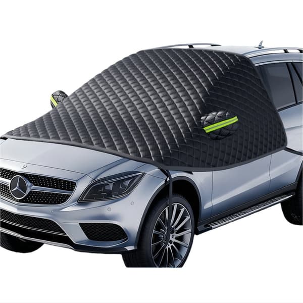 Universal Hatchback Bil Forrude Snedække - 3 Vinduesdesign med Opbevaringstaske, Kompatibel med Alle Hatchback Modeller