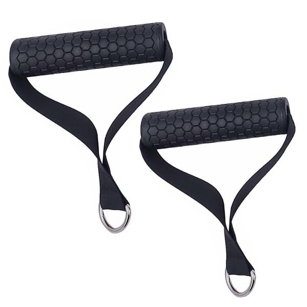 2-pack motståndsbandshandtag Träningsbandshandtag för pull-up-träning Black