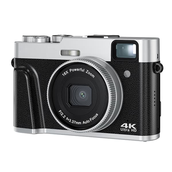 Digikamera 4K 48MP 16X zoom Black