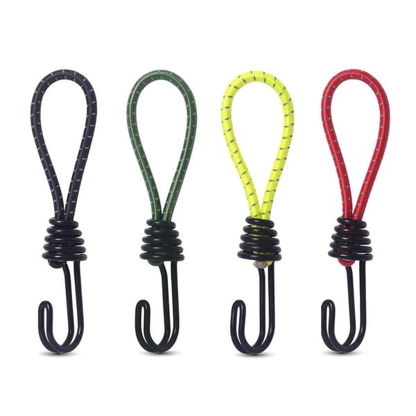 Säkra din utrustning med 15 cm gummistroppar - Dubbel krokdesign