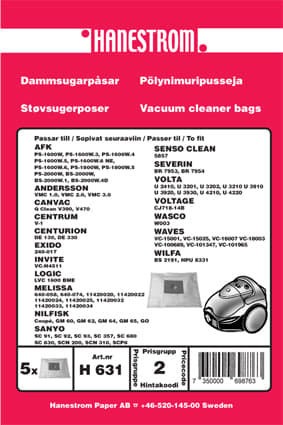 Dammsugarpåsar VOLTA U3210
