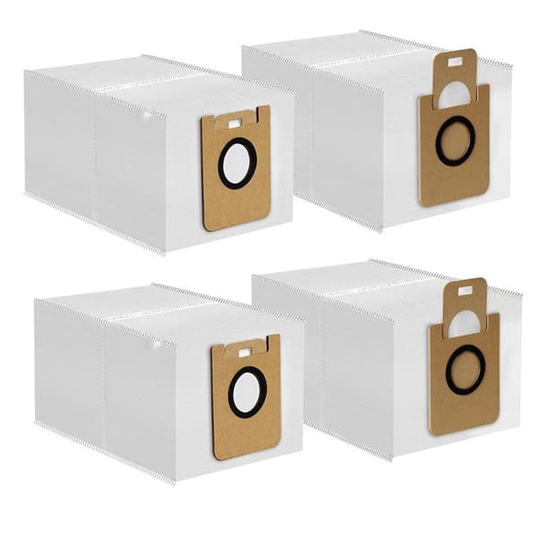 Dammsugarpåsar för Dreame D10 Plus RLS3D - 4-pack, Effektiv dammuppsamling och enkel byte