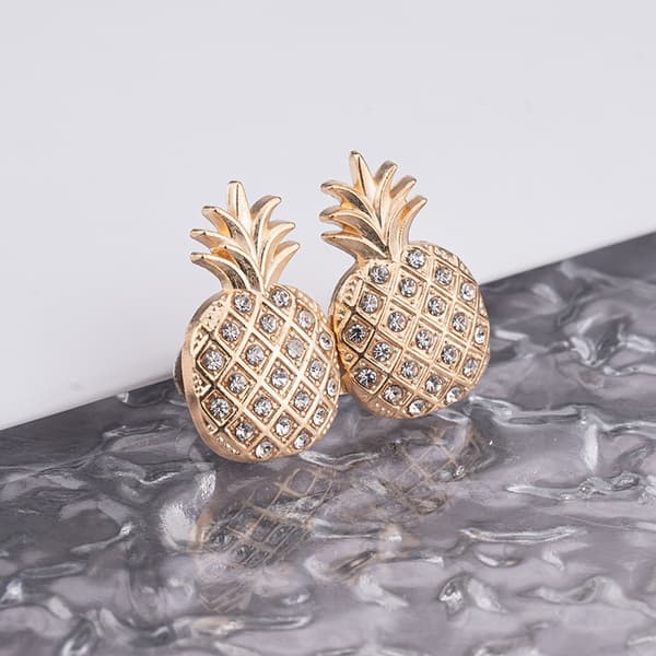 Ananas midjespänne för jeans - 5 par Gold