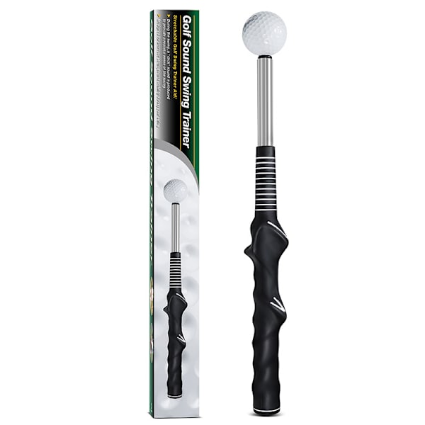 Bærbar golfsvingtrener Black