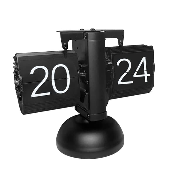 Automatisk Flip Klocka Vintage Black