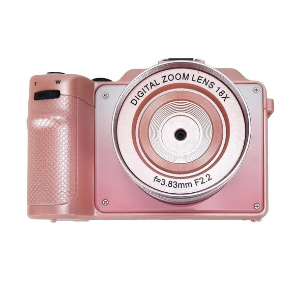 Digitalkamera 4K/48MP/18X digital zoom/stabilisering/autofokus/dubbelkamera Pink