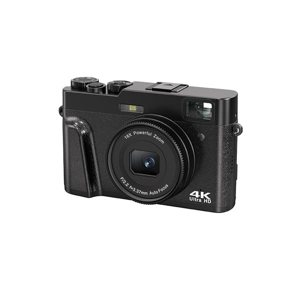 2.7K Digitalkamera med 48MP, 16x Zoom och Extern Blixtsko för Förbättrad Fotografering
