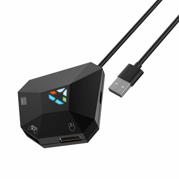Sort Mus/Tastatur Adapter Nintendo Switch, Ps4, Xbox One/360, Ps3
