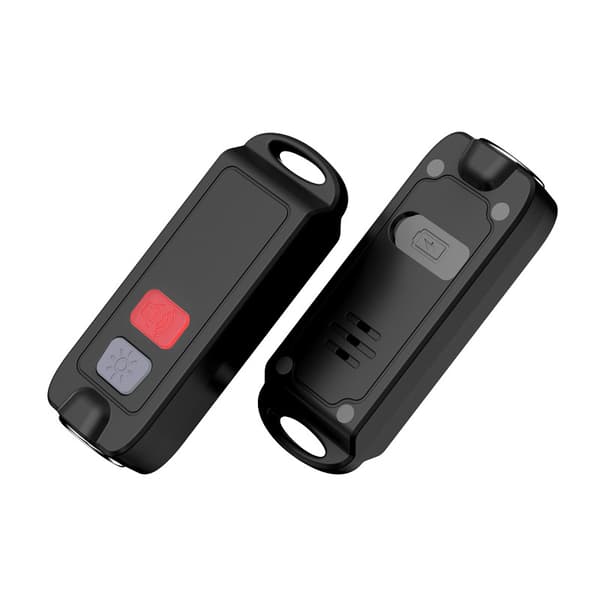 Överfallslarm 130 dB, LED-ljus, IP66 vattentät Black