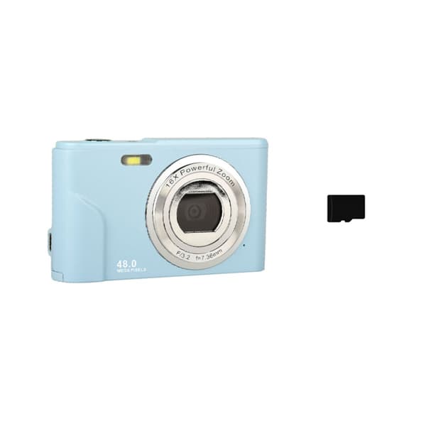 DC311 Kompakt digitalkamera med 32GB TF-kort LightBlue