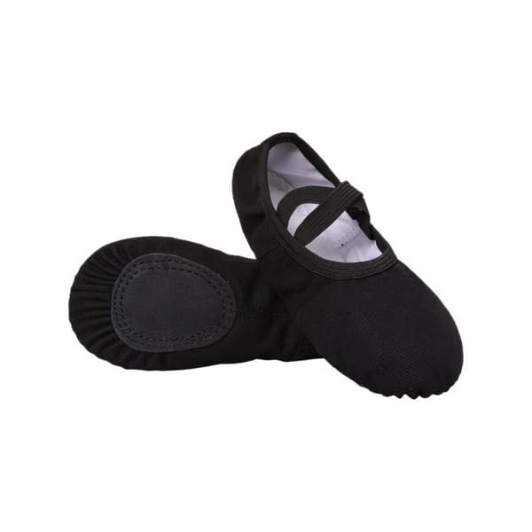 Mjuka Balettskor - Dansskor för Träning och Uppvisning, Kompatibla med Alla Märken Black 40