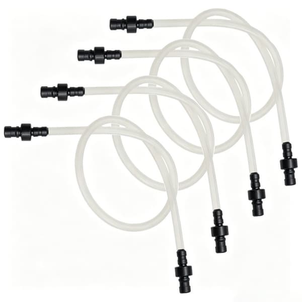 Ersättningsmjölkslangset kompatibelt med Jura espressomaskiner – silikonmjölkslangar och ersättningskopplingar, transparent, värmetålig, 38cm x 1cm