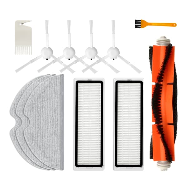 Tillbehör borstar filter 12 delar Xiaomi Mijia 1C / 2C / Dream F9 / Mop 2 Pro Plus / STYTJ01ZHM / STYTJ02ZHM / SKV4093GL / SKV4063GL