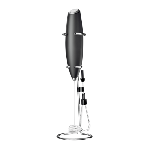 Elvisp, mjölkskummare, äggvisp, mixer Black