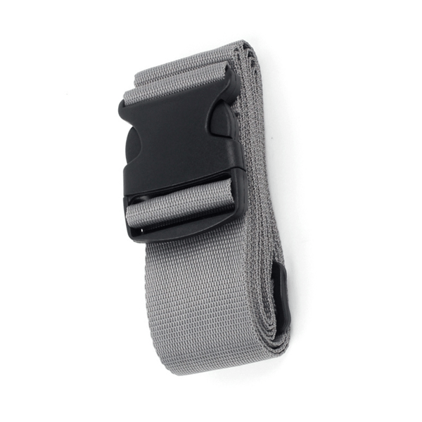 Justerbart Bagageband med Spänne - 2 pack Grey