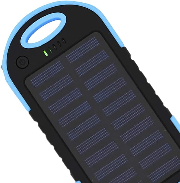 Powerbank 5000 mAh - vattentålig - blå