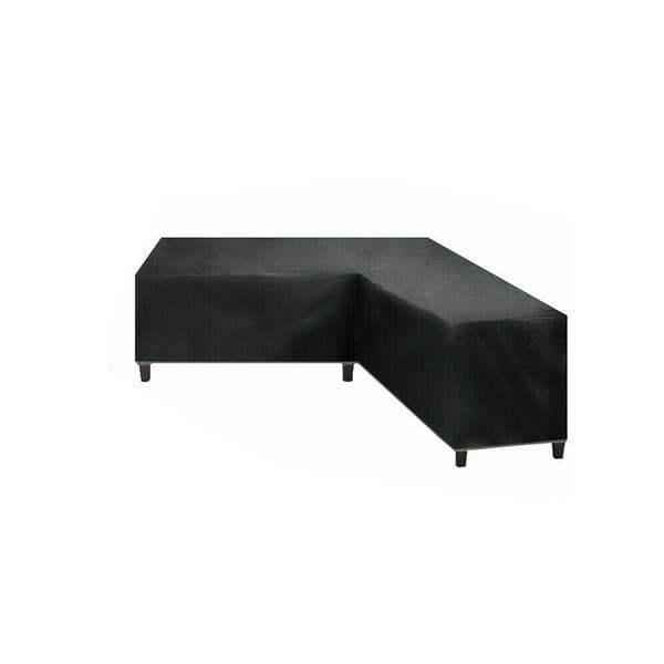 V-Formet Hagemøbeldeksel 270x270x90cm - Svart Oxford
