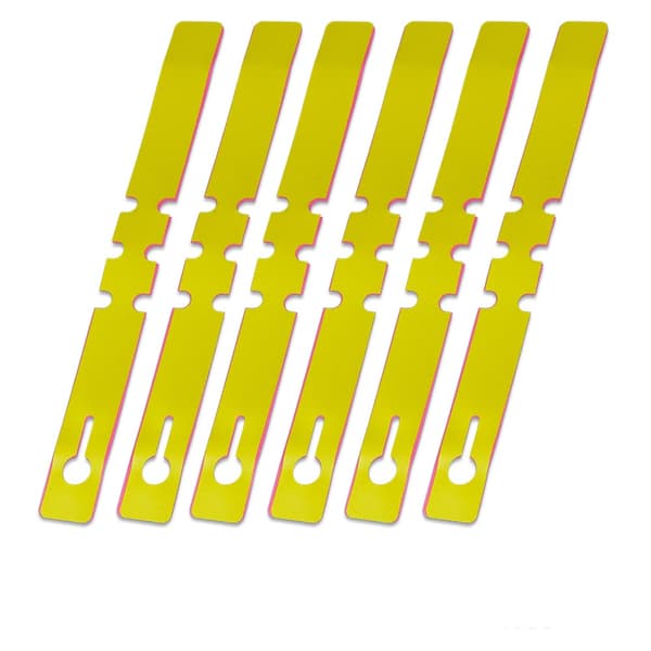 Kasvien etiketit 100 kpl Yellow