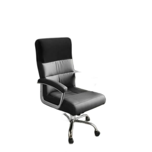 Putehette til kontorstol i melk-silke polyester, elastisk og sprutsikker, glatt overflate, enkel montering, passer mange typer kontorstoler Black