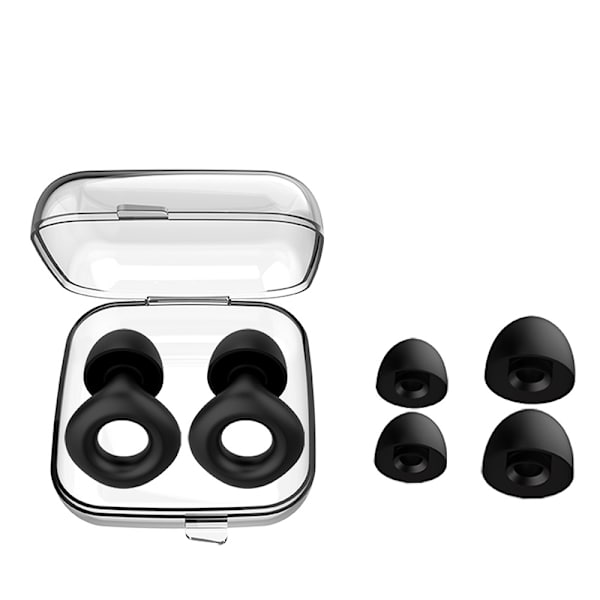 Støydempende ørepropper Black