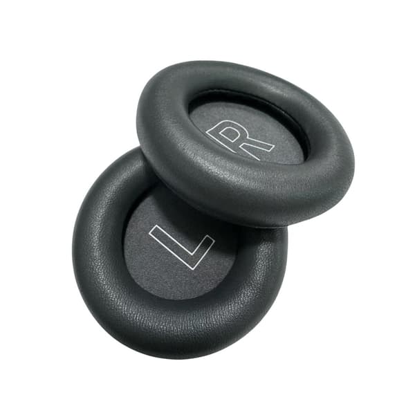 Ersättningsöronkuddar för B&O HX Bang & Olufsen Beoplay HX Hörlurar - Fårskinn, Flera Färger, 2-pack Black
