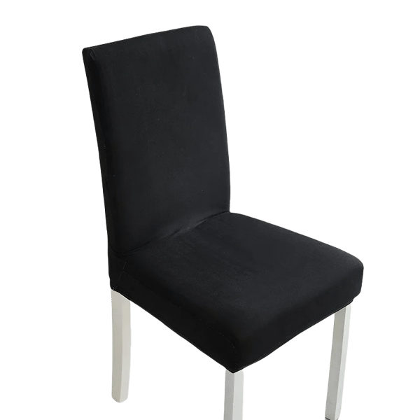 Yksivärinen kotiruokailutuolin päällinen Black