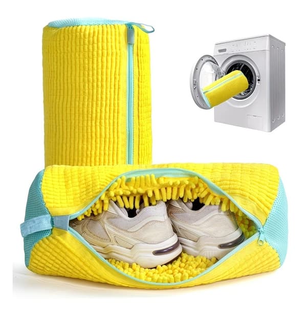 2-pack kenkien pesupusseja pesukoneeseen vetoketjulla ja pehmeällä sisällä