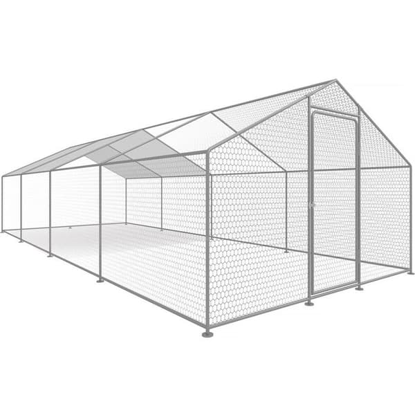 Ulkokanala HABITAT ET JARDIN, harmaata galvanoitua terästä, 800 x 300 x 200 cm