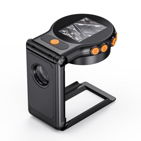 Digitalt mikroskop 2MP med 2 tum display - Svart / Handhållet digitalt mikroskop