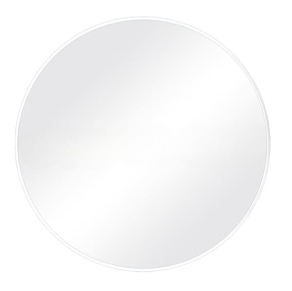 UNIQ Oslo Rund Spegel - Ø50 cm Vit