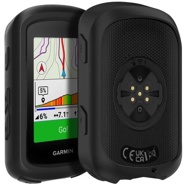Skal för Garmin Edge 540 / Edge 840 - Fodral Silikon Svart Skydd Mjuk Phonillico®