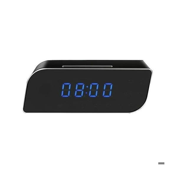 Väckarklocka med Full HD 4K infraröd spionkamera och rörelsedetektering