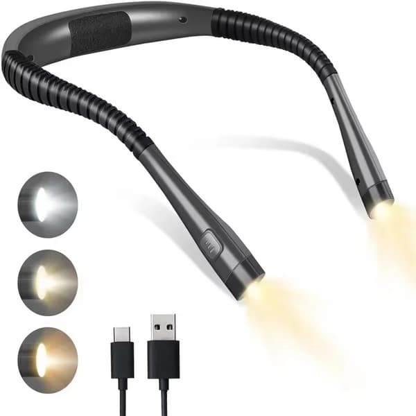 Boklampa / Läslampa - Häng runt halsen - 1-Pack