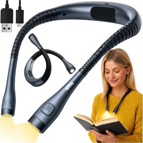 Boklampa / Läslampa - Häng runt halsen