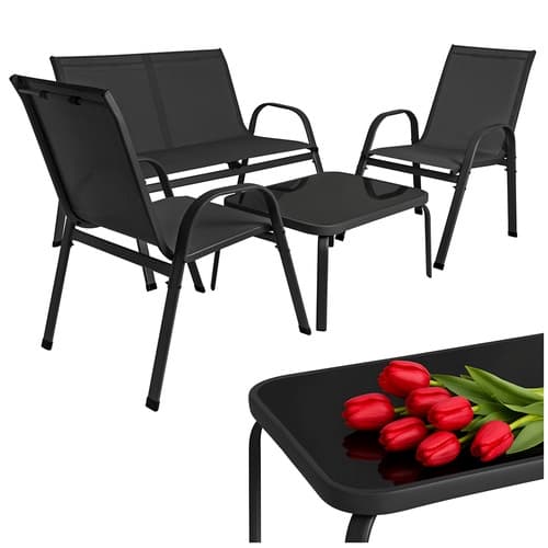 Balkongmøbler for balkong og uteplass - Sofa, bord og stoler - Utemøbler