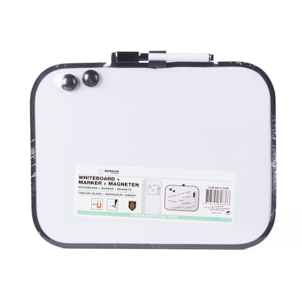 Whiteboard med penn og magneter