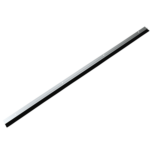 Tätningslist borste 100 cm aluminium silver
