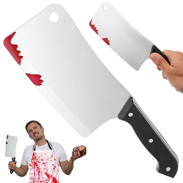 Blodig flækker til morder psykopat kostume halloween kniv