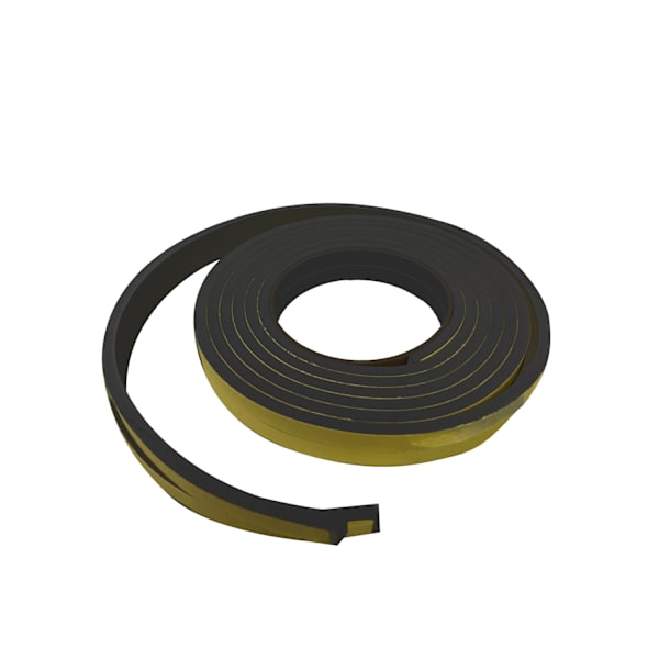 Tetningslist 2 x 2,75 m svart