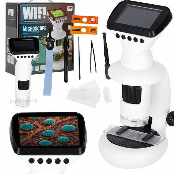 Elektronimikroskooppi wifi USB LCD-näyttö 1000x